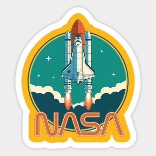 nasa retro Sticker